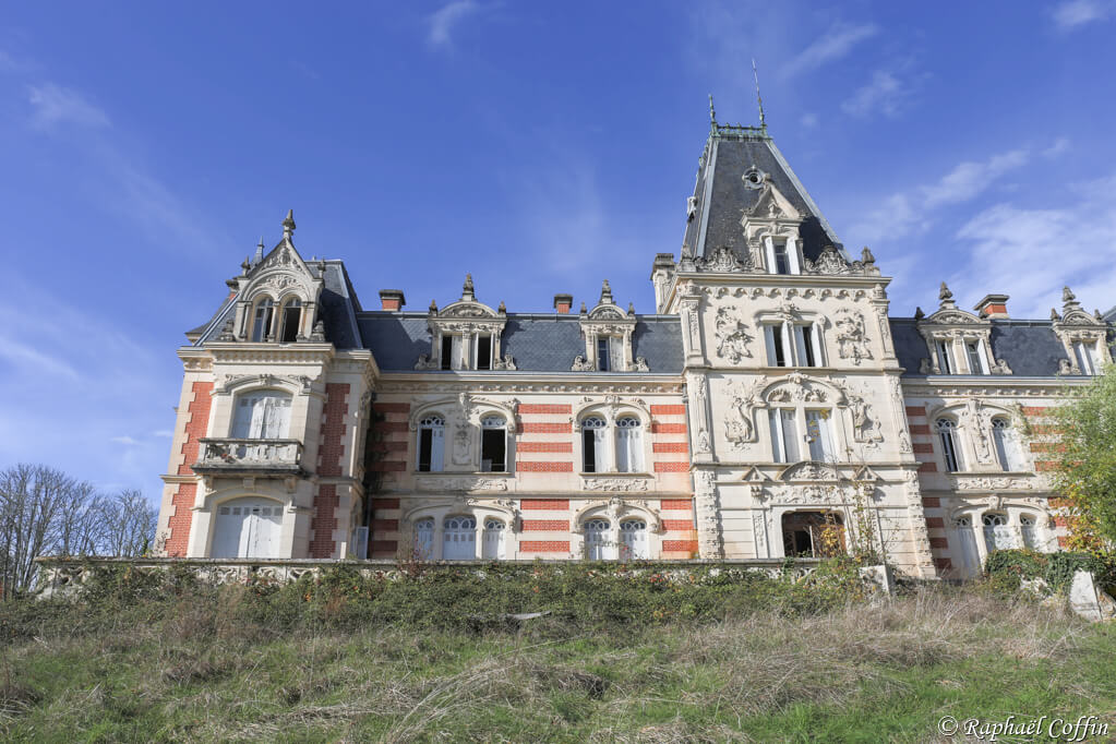 Vu de la facade du château