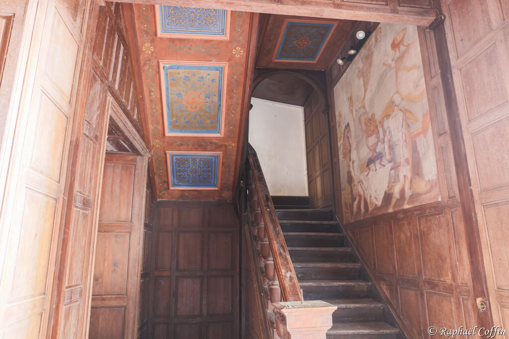 Escalier décoré