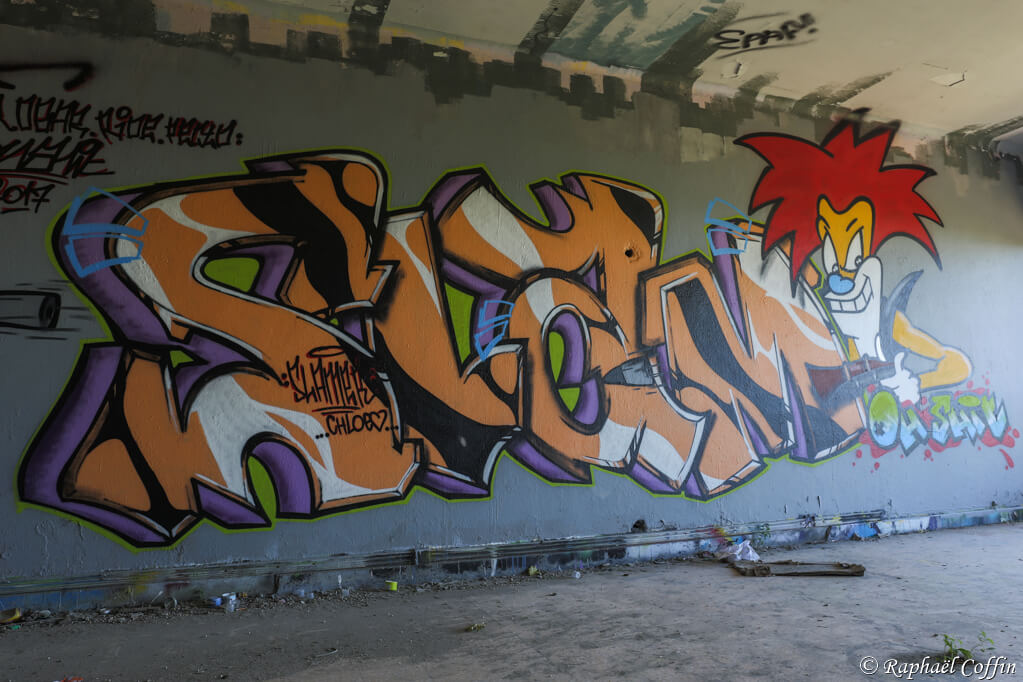 Graff violent en urbex